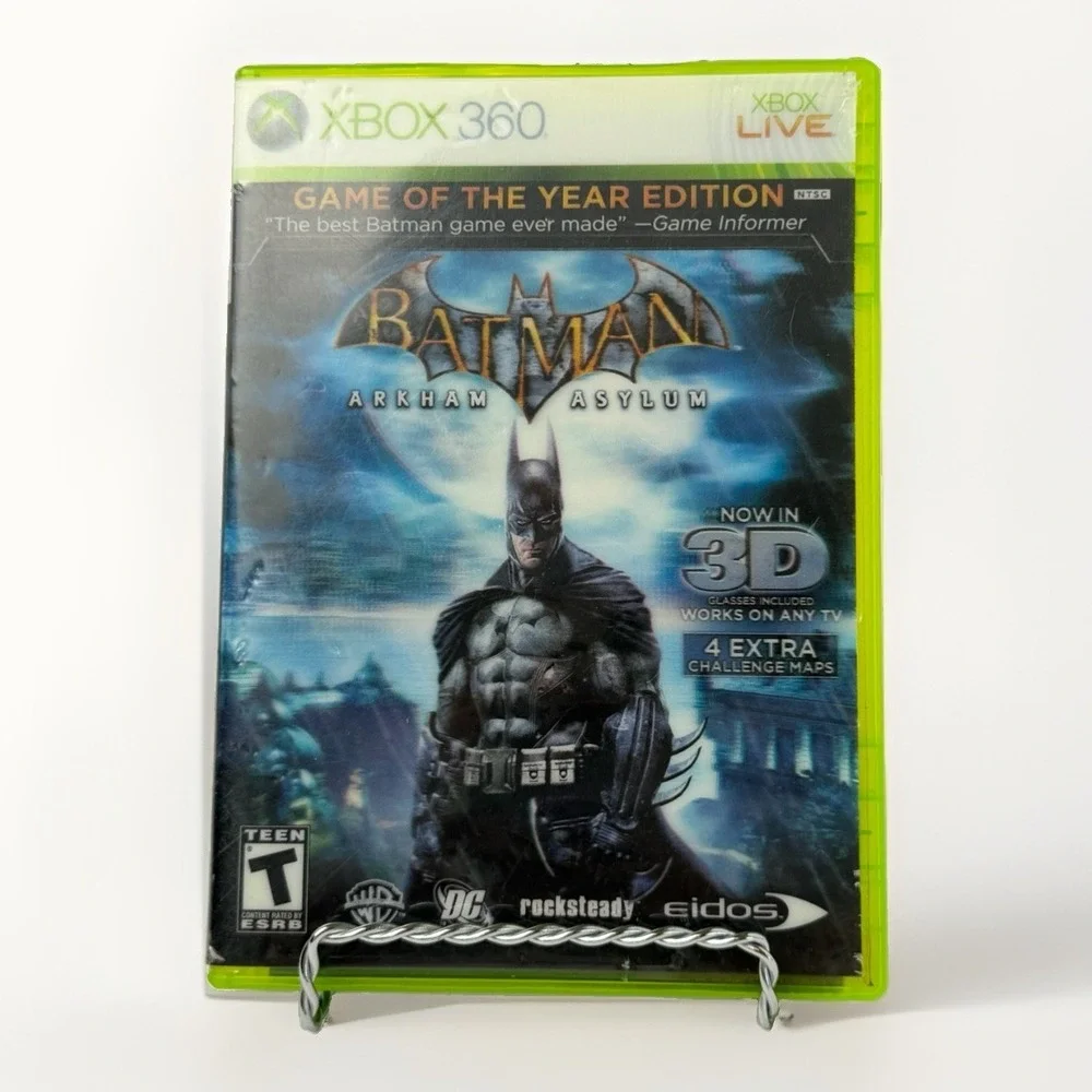 Batman Arkham Asylum Xbox 360 Game of the Year Edition 2010 Platinum Hits